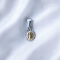 DIJE ORO PLATA DIAMANTADO MILAGROSA