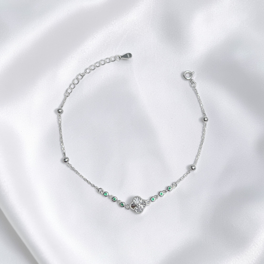 PULSERA PLATA CIRCONES TAILANDES