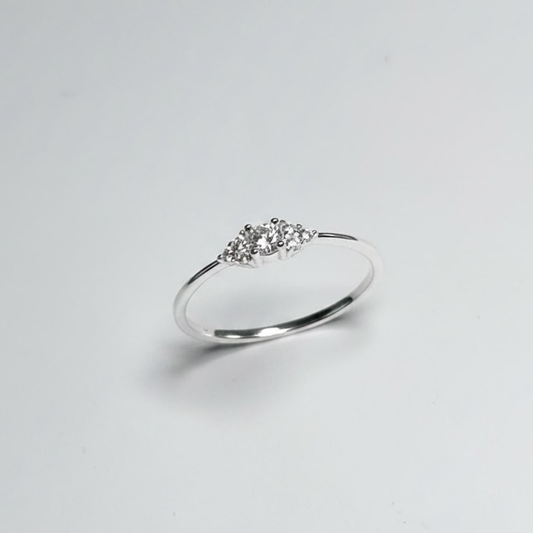 ANILLO SOLITARIO PLATA CIRCONES TAILANDES
