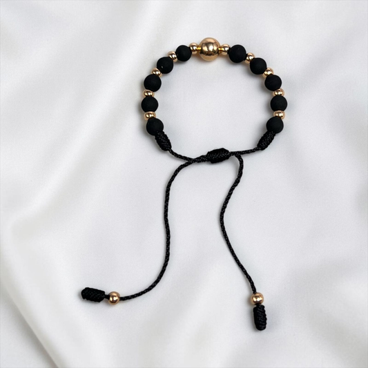 PULSERA ORO LAMINADO 18K TEJIDA
