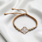 PULSERA ORO LAMINADO 18K VANCLEEF TEJIDA
