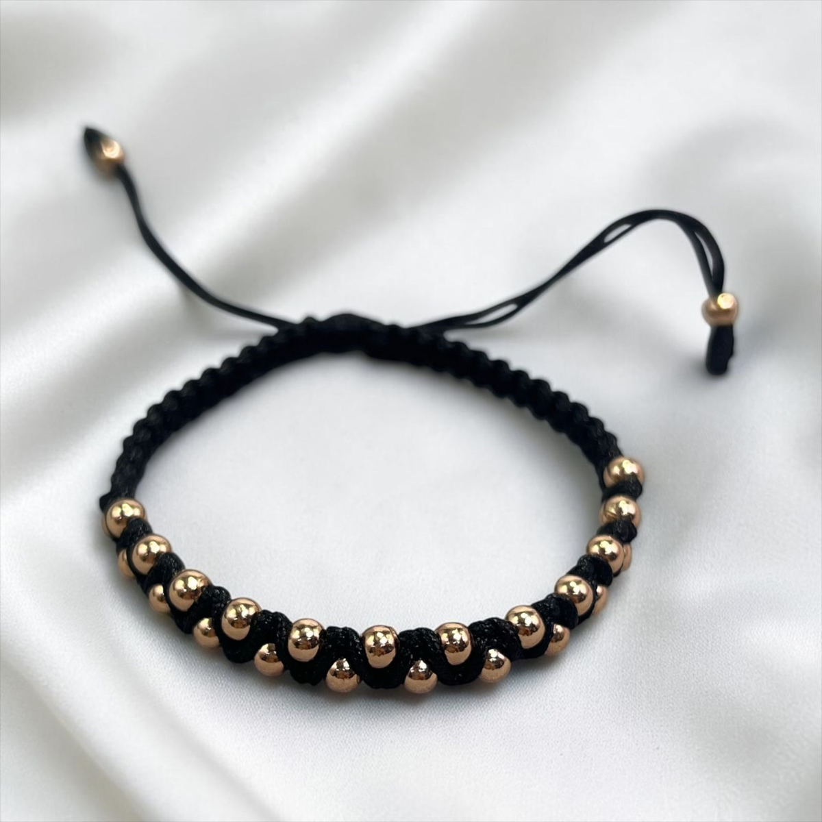 PULSERA ORO LAMINADO 18K TEJIDA