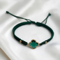 PULSERA ORO LAMINADO 18K VANCLEEF TEJIDA