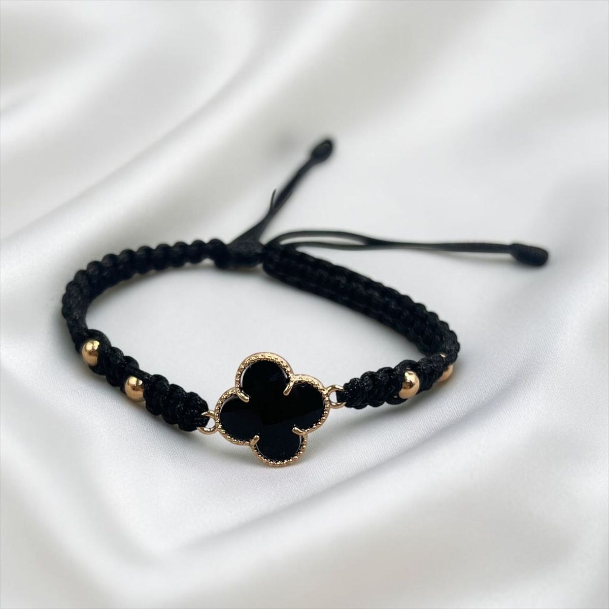 PULSERA ORO LAMINADO 18K VANCLEEF TEJIDA