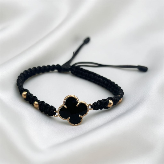 PULSERA ORO LAMINADO 18K VANCLEEF TEJIDA