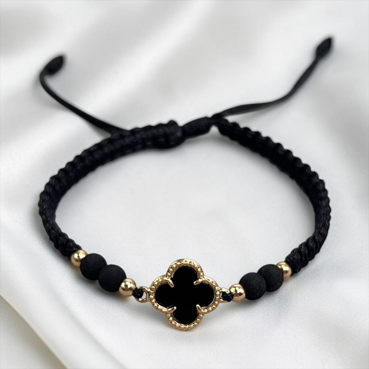 PULSERA ORO LAMINADO 18K VANCLEEF TEJIDA