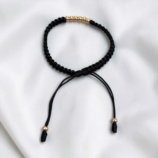 PULSERA ORO LAMINADO 18K TEJIDA
