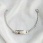 PULSERA PLACA BEBÉ LAMINILLA CARITA FELIZ