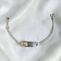PULSERA PLACA BEBÉ LAMINILLA MARÍA AUXILIADORA