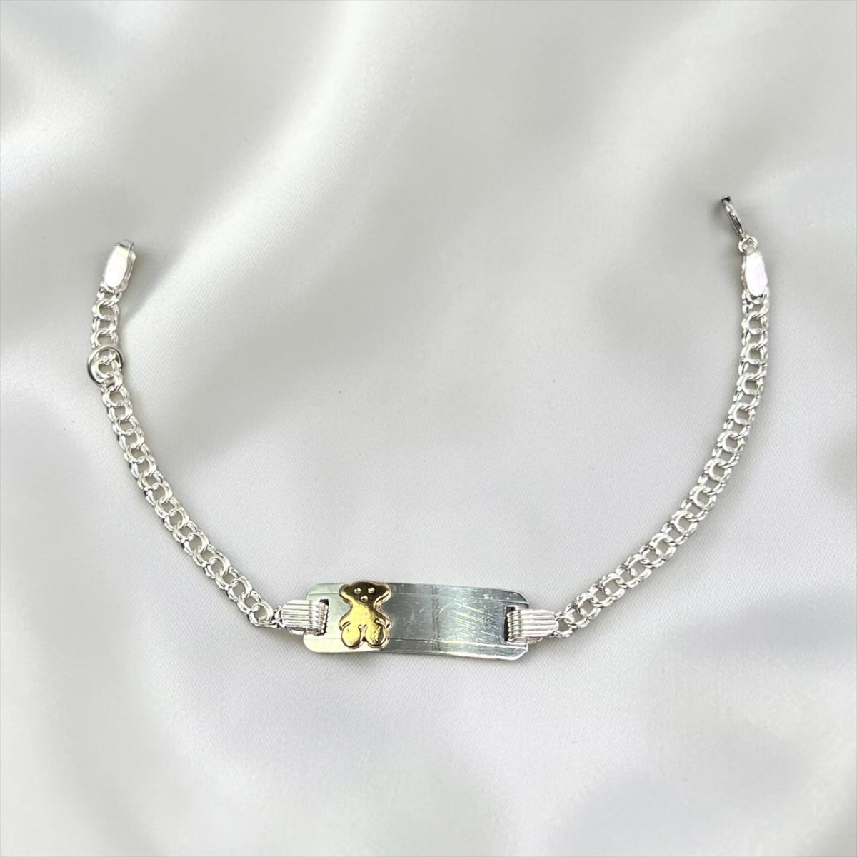 PULSERA PLACA BEBÉ LAMINILLA TOUS