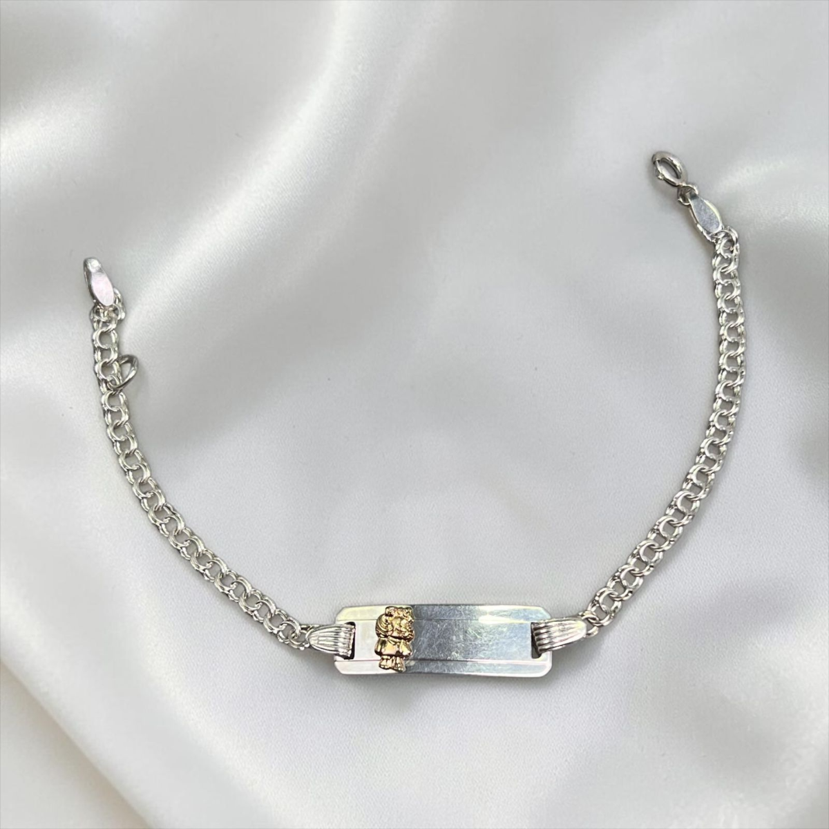 PULSERA PLACA BEBÉ LAMINILLA MAFALDA