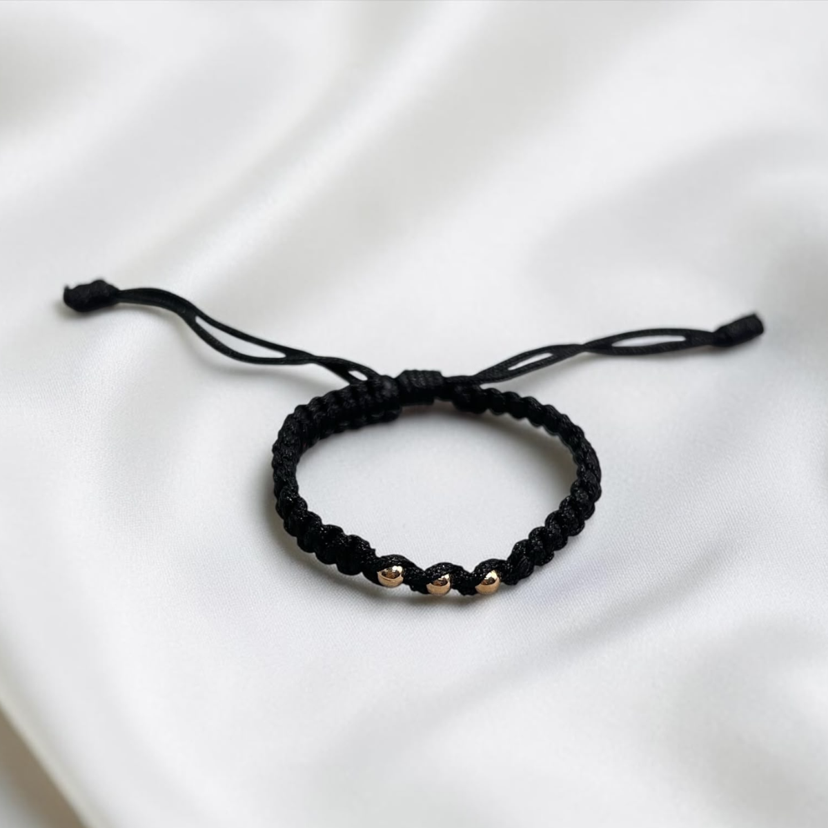 PULSERA BEBÉ ORO LAMINADO 18K TEJIDA