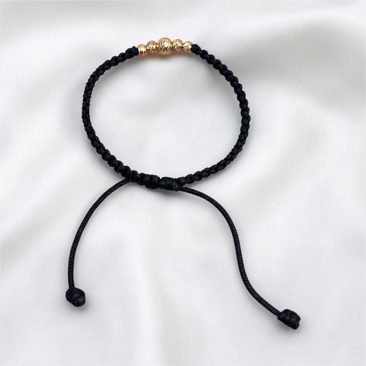 PULSERA ORO LAMINADO 18K TEJIDA