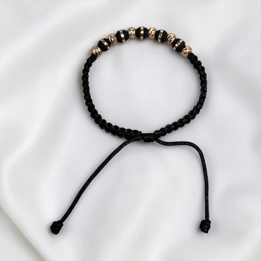 PULSERA ORO LAMINADO 18K TEJIDA