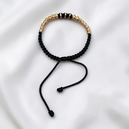 PULSERA ORO LAMINADO 18K TEJIDA