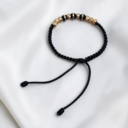 PULSERA ORO LAMINADO 18K TEJIDA