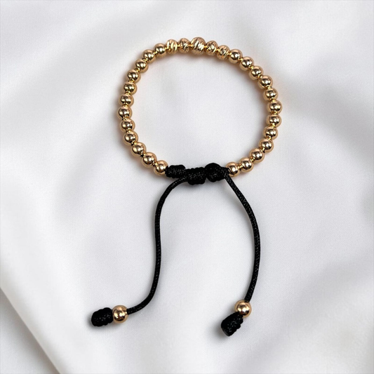 PULSERA ORO LAMINADO 18K TEJIDA