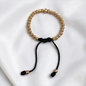 PULSERA ORO LAMINADO 18K TEJIDA