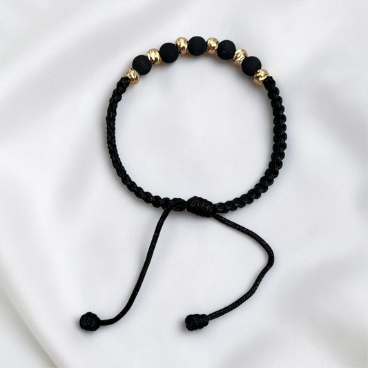 PULSERA ORO LAMINADO 18K TEJIDA