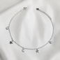 TOBILLERA PLATA CIRCONES TAILANDES