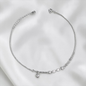 TOBILLERA PLATA CIRCONES TAILANDES