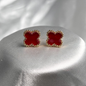 TOPO VANCLEEF ROJO RODIO